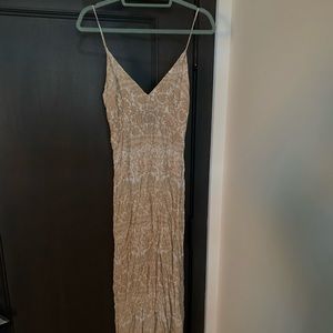 Low back fitted dress